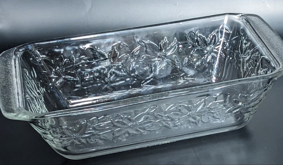 Fantasia Crystal Baking Loaf Pan by Princess House