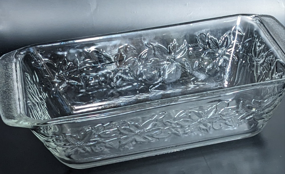 Fantasia Crystal Baking Loaf Pan by Princess House
