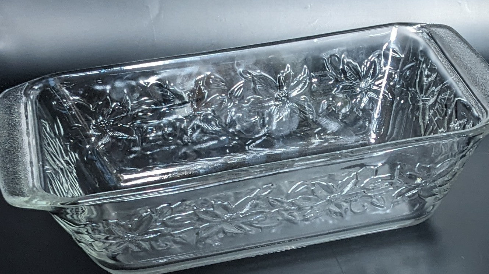 Fantasia Crystal Baking Loaf Pan by Princess House