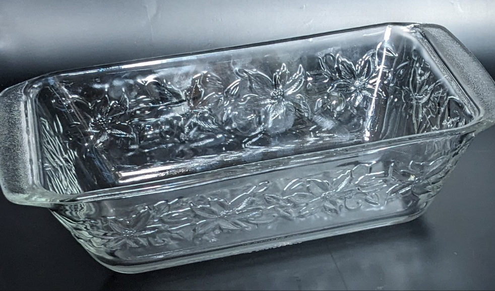 Fantasia Crystal Baking Loaf Pan by Princess House
