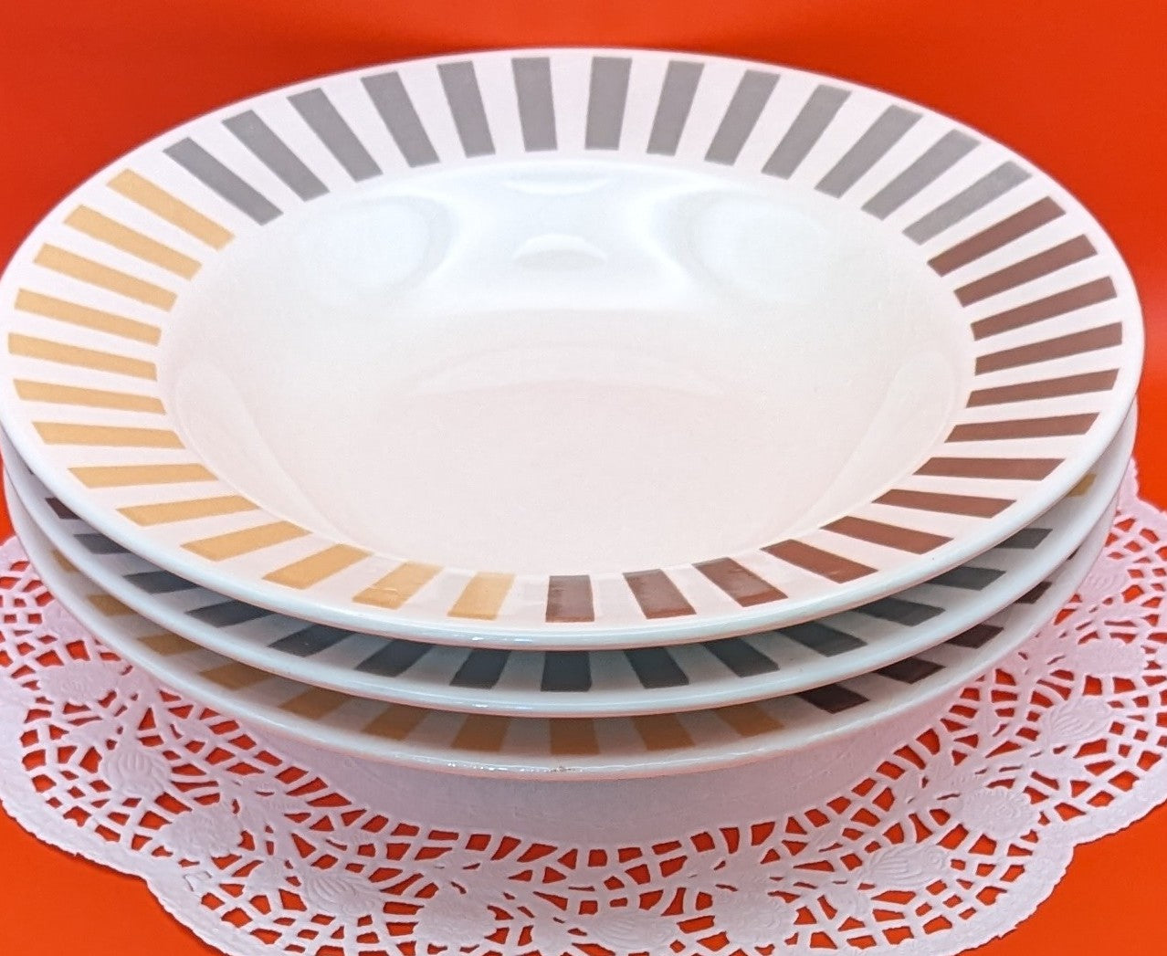 Pier 1 Asian Stripes Salad / Soup Bowl