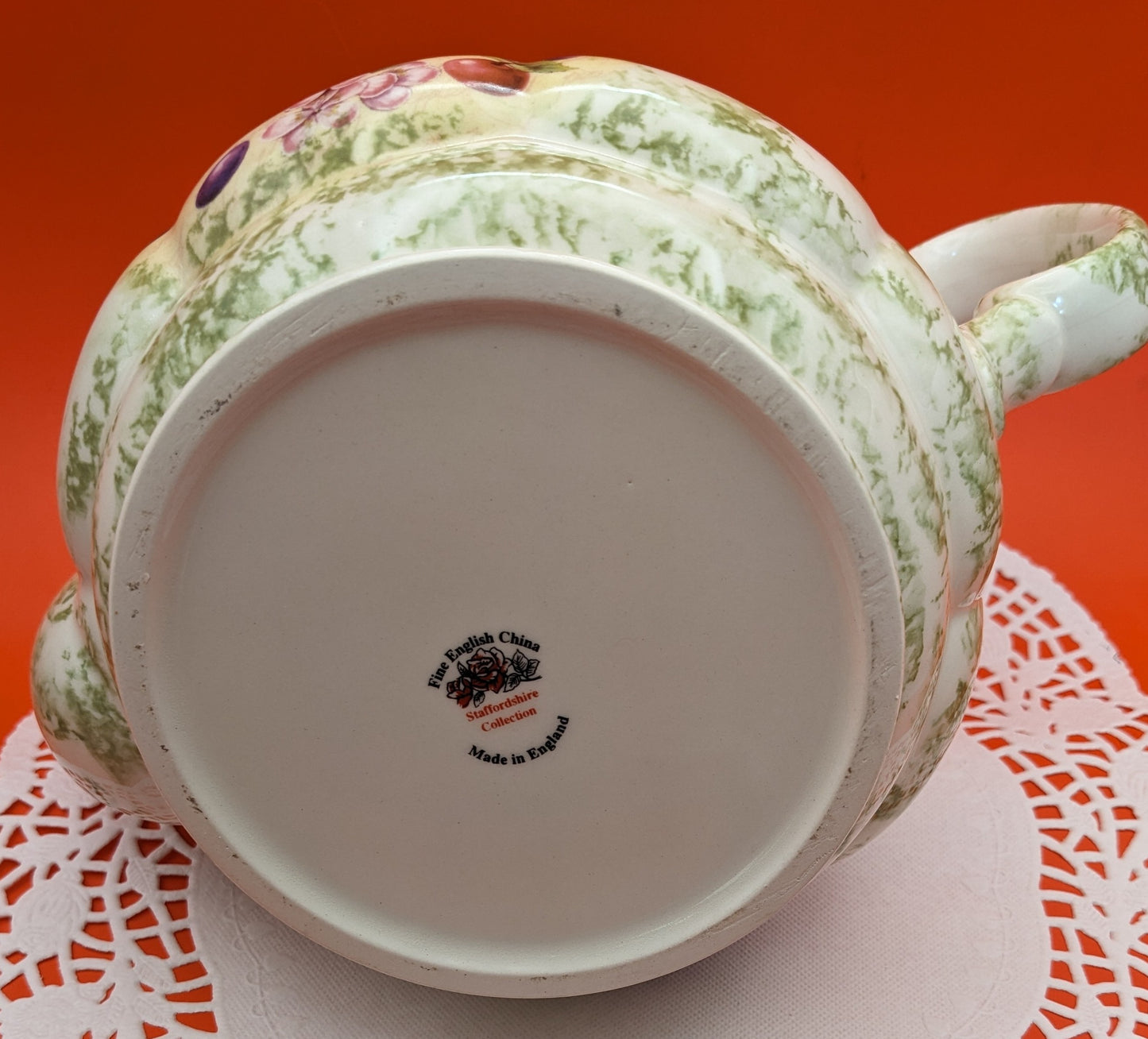 Vintage Staffordshire Collection Fine China Teapot