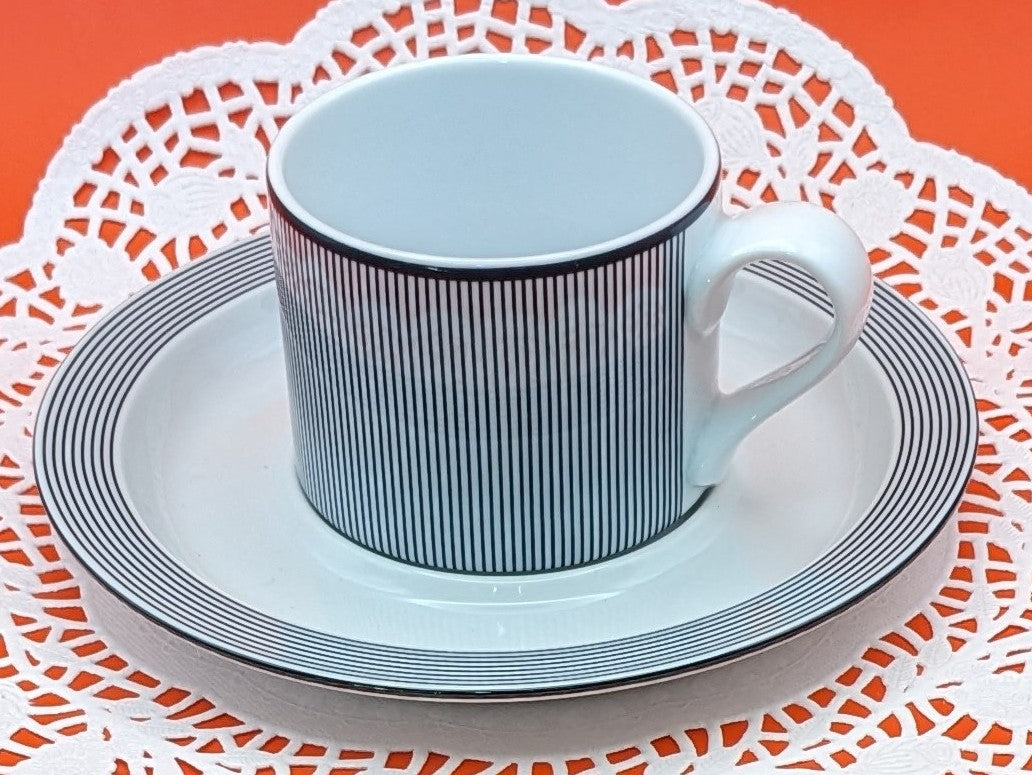 Ringsted by Dansk Bistro Modernist Coffee,Tea Cup With Saucer.