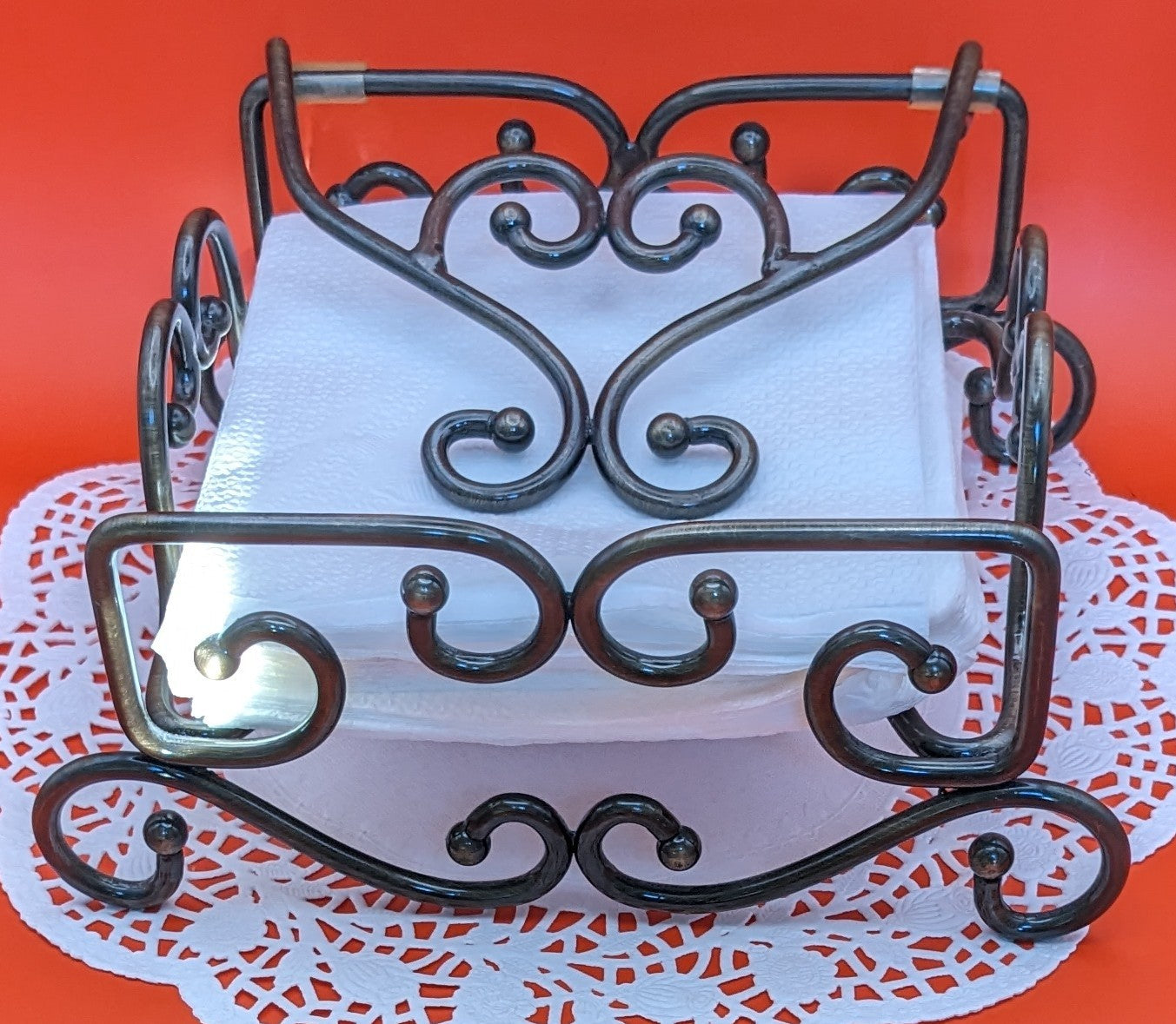 Princess House Fantasia Metal Napkin Holder