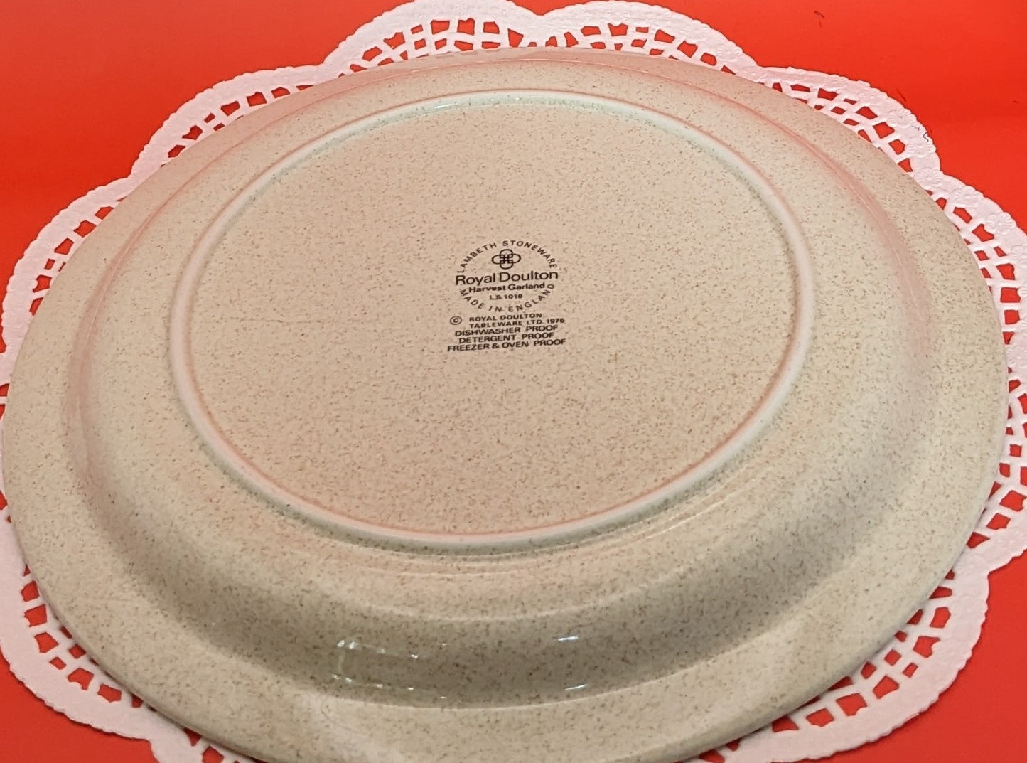 Royal Doulton Harvest Garland Rim Dinner Plate