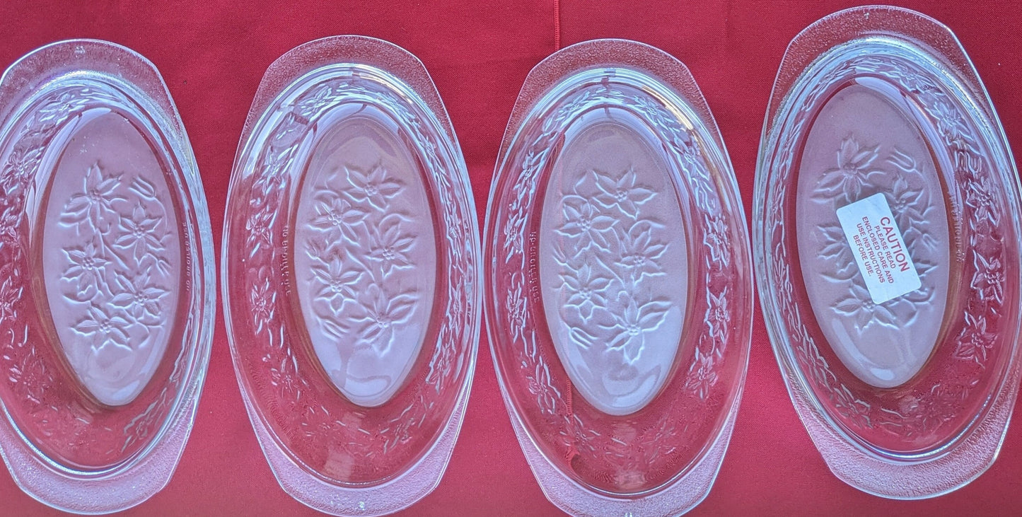 Princess House 2 piece Fantasia Crystal Mini Casserole Dish