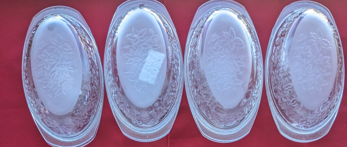 Princess House 2 piece Fantasia Crystal Mini Casserole Dish