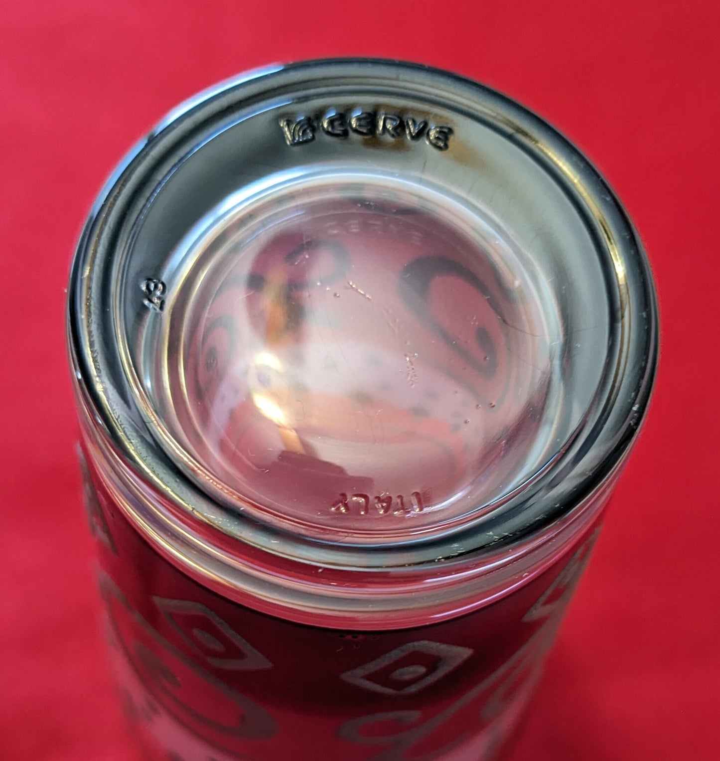 Vintage Made in Italy Cerve Tumbler/ Water Goblet