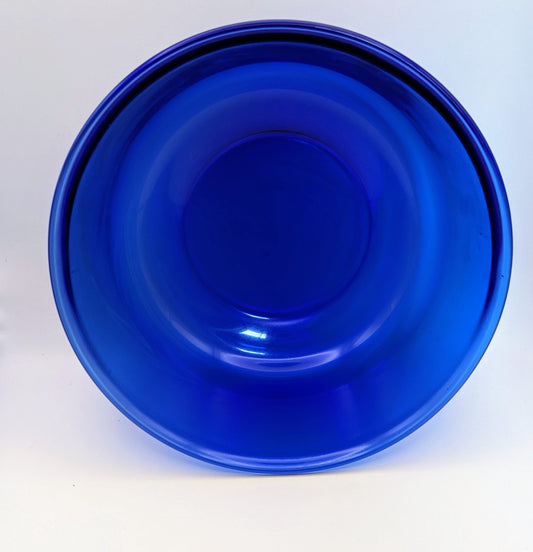 Vintage Arcoroc Cobalt Blue Bowl/ Kitchen Decor Rustic Farmhouse Decor.