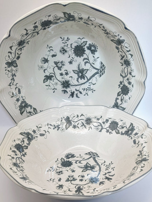 Set Of 2 F.W. Woolworth Large Serving Bowl/ Veggie Bowl.