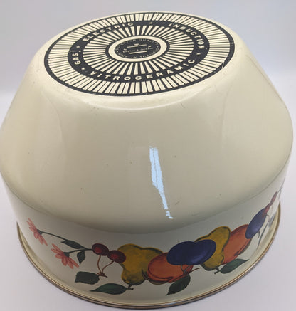 Vitroceramic Enamel Heavy Mixing Bowl. Induction, Gas or Electric Bowl.