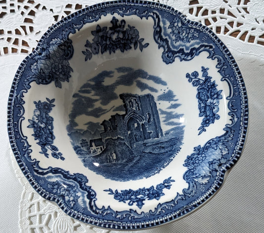 Johnson Brothers Old Britain Castle Blue Cereal Bowls