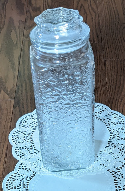 Princess House Crystal  Fantasia Crystal Large Storage Jar/ Canister