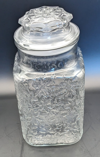 Princess House Fantasia Crystal medium Canister/Storage Jar