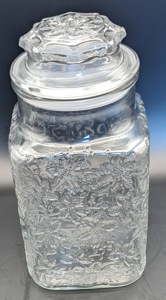 Princess House Fantasia Crystal medium Canister/Storage Jar