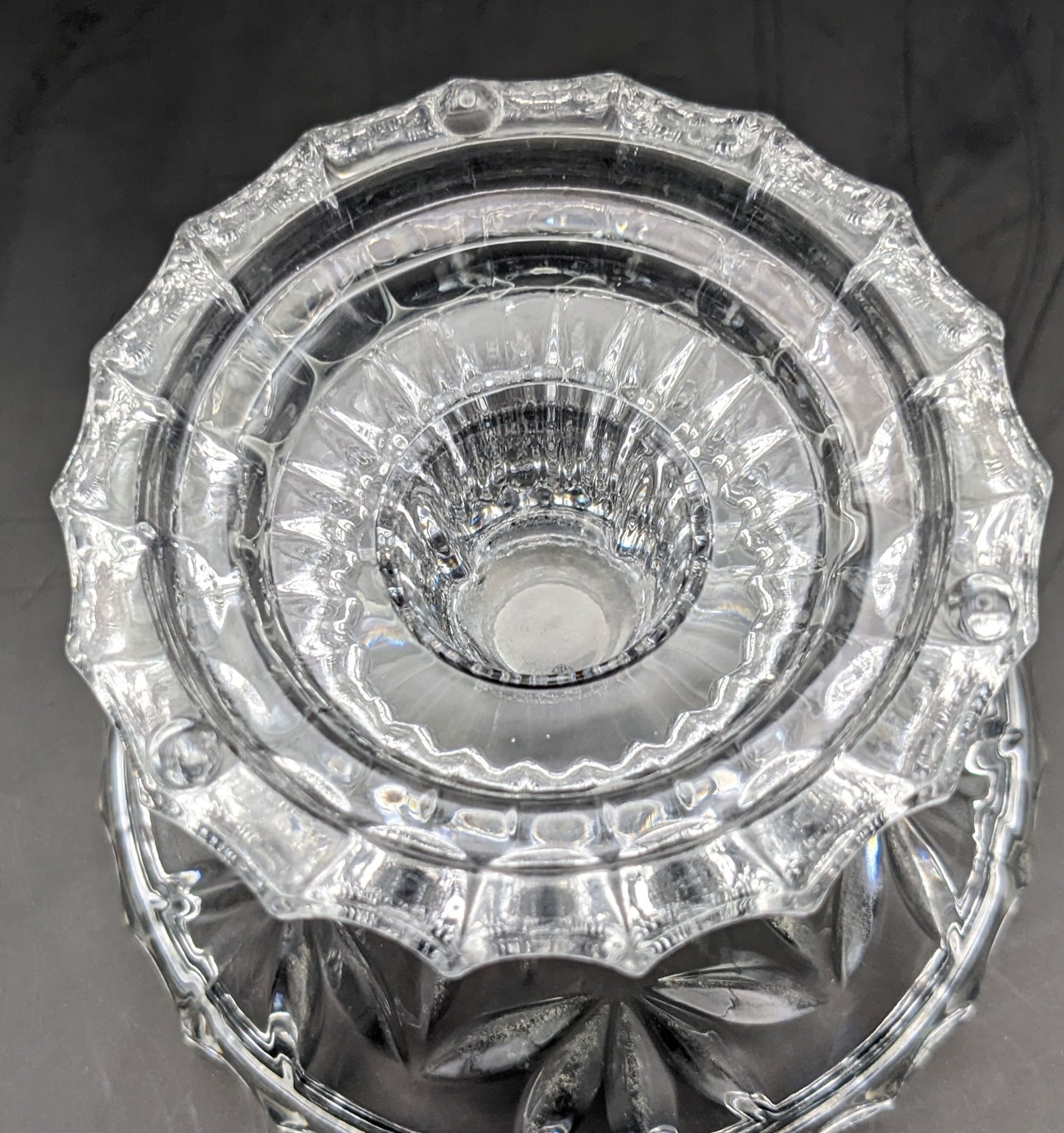 Princess House Crystal Double Candle Holder