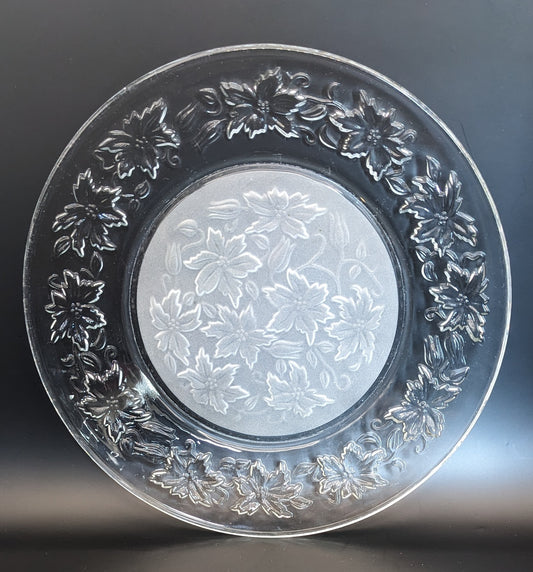 Princess House Crystal Fantasia Crystal 10" Dinner Plate