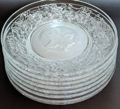 Princess House Crystal Fantasia Crystal Saucer Dessert Plate