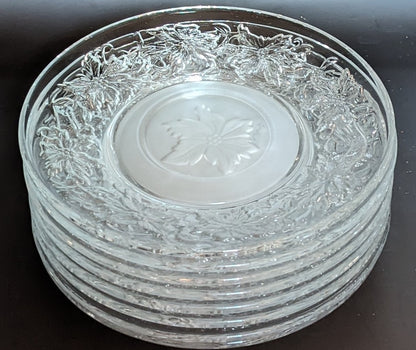 Princess House Crystal Fantasia Crystal Saucer Dessert Plate