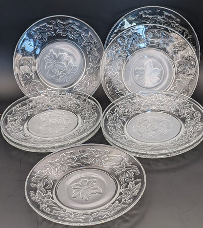 Princess House Crystal Fantasia Crystal Saucer Dessert Plate