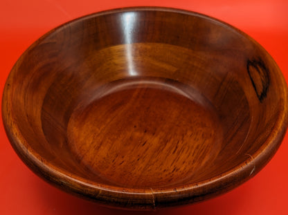 Brown Hardwood / Wooden Salad Bowl Set