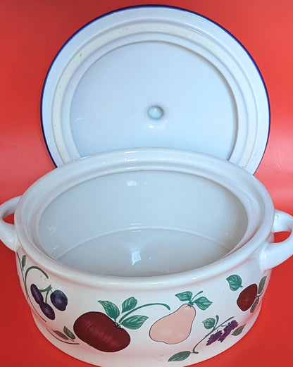 Princess House Orchard Medley 2 QT Covered Casserole