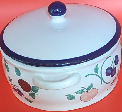 Princess House Orchard Medley 2 QT Covered Casserole