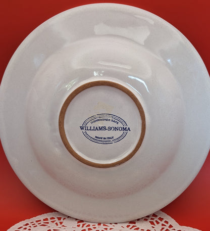 William Sonoma Mediteranean 9"Salad/ Lunch Plate