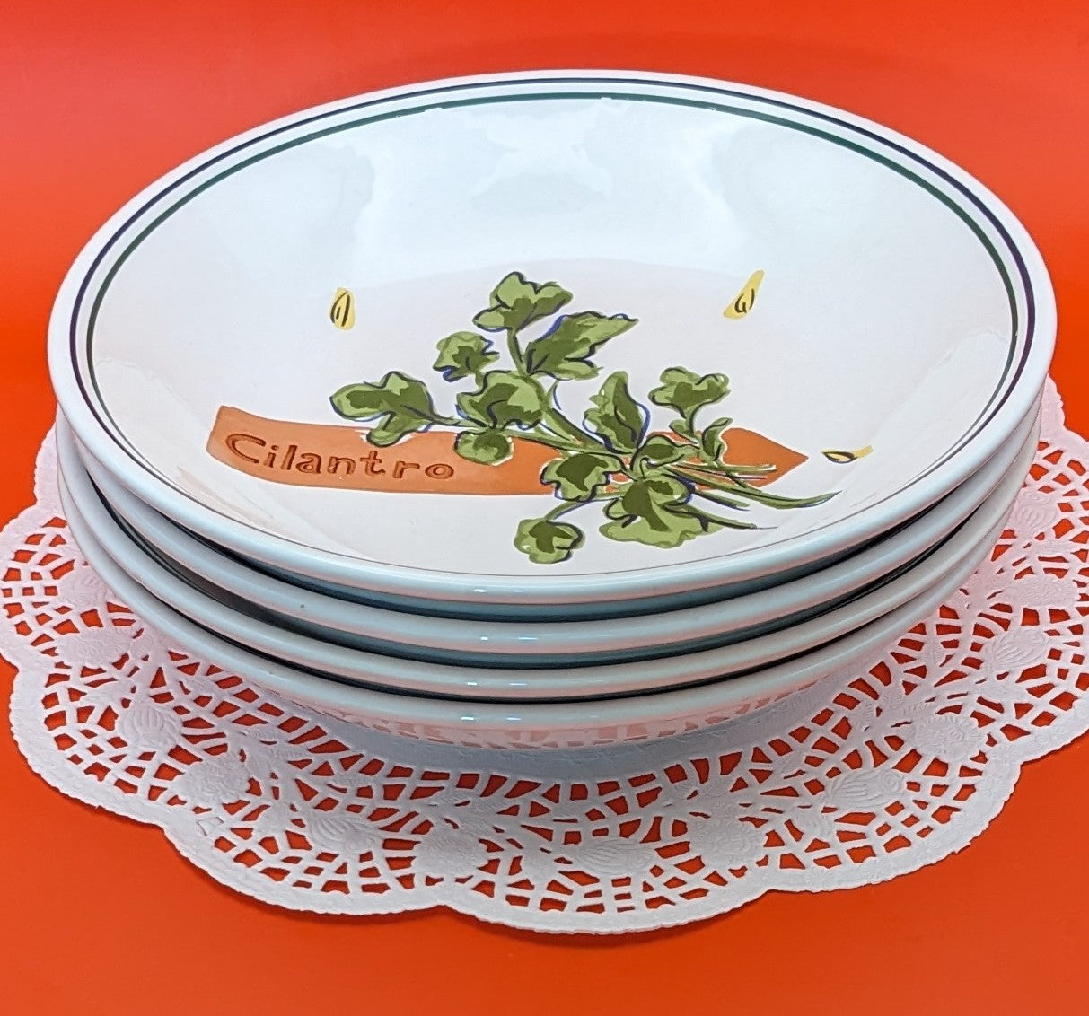 Pottery Barn Individual Vegetable Pattern, Pasta Bowl