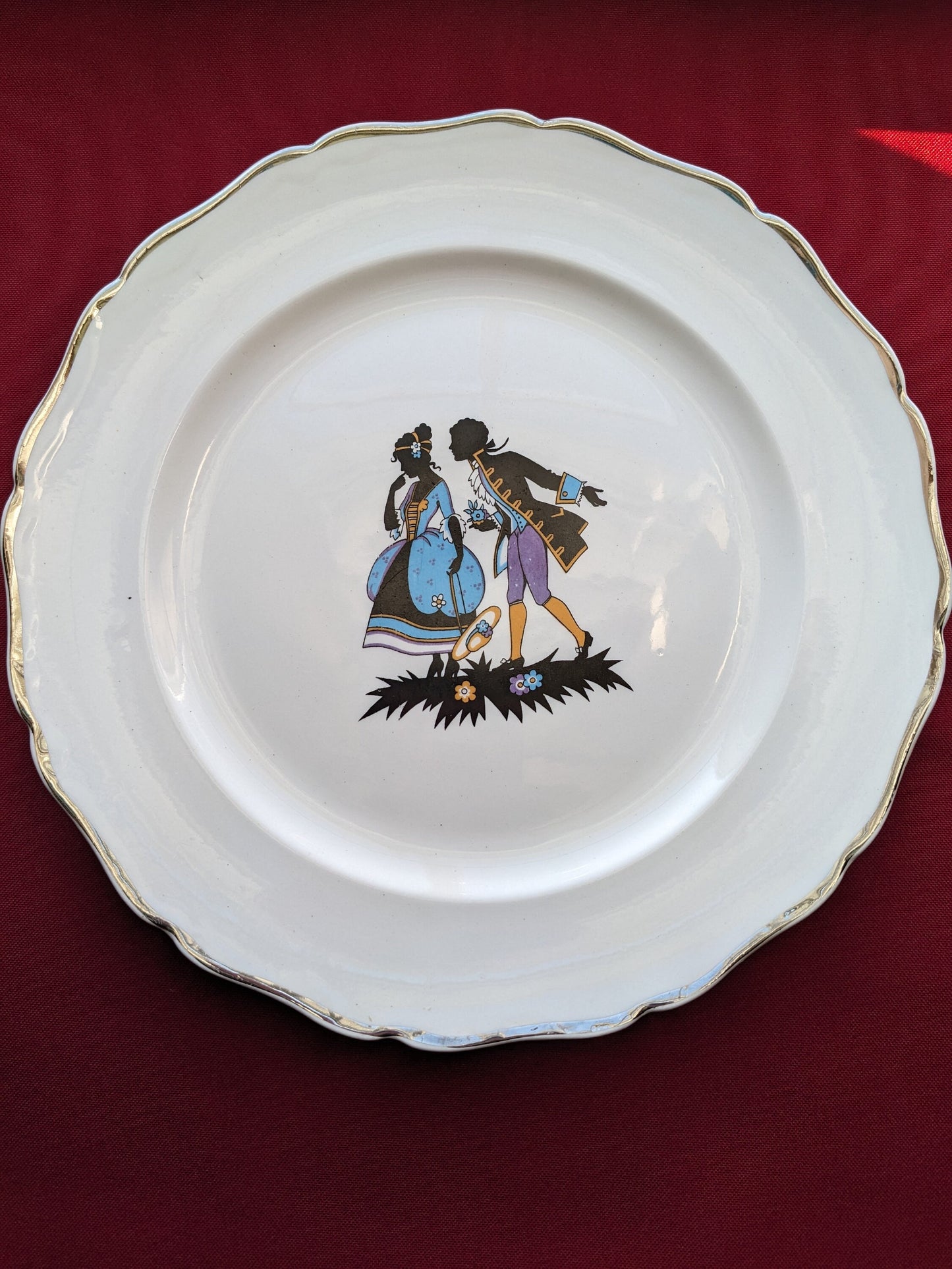 Keystone Canonsburg Pottery China Dinner Plate